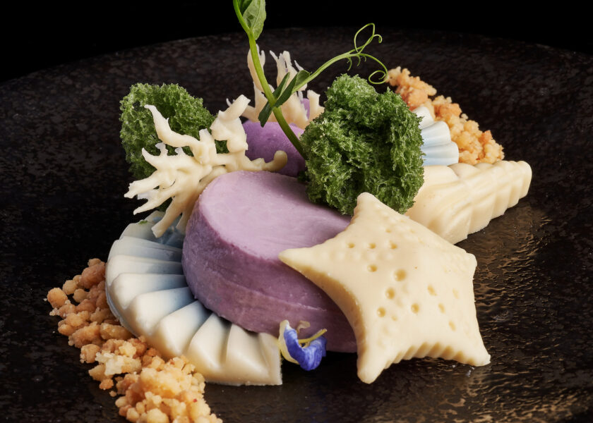 Ocean Initiative Dessert by Karma Kandara: Local Purple Ubi