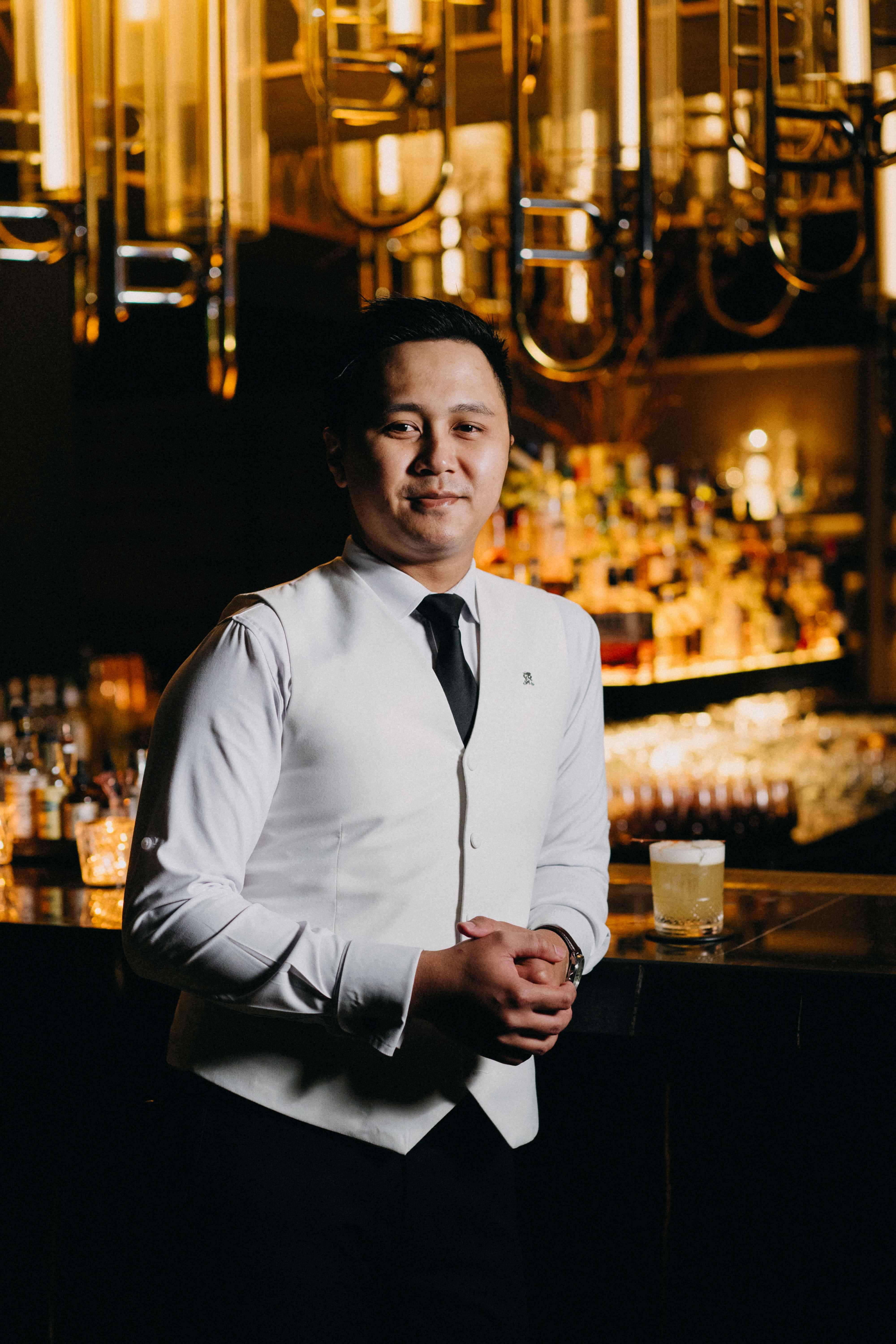 St Regis Bar Jakarta's head mixologist Fahri Yusuf