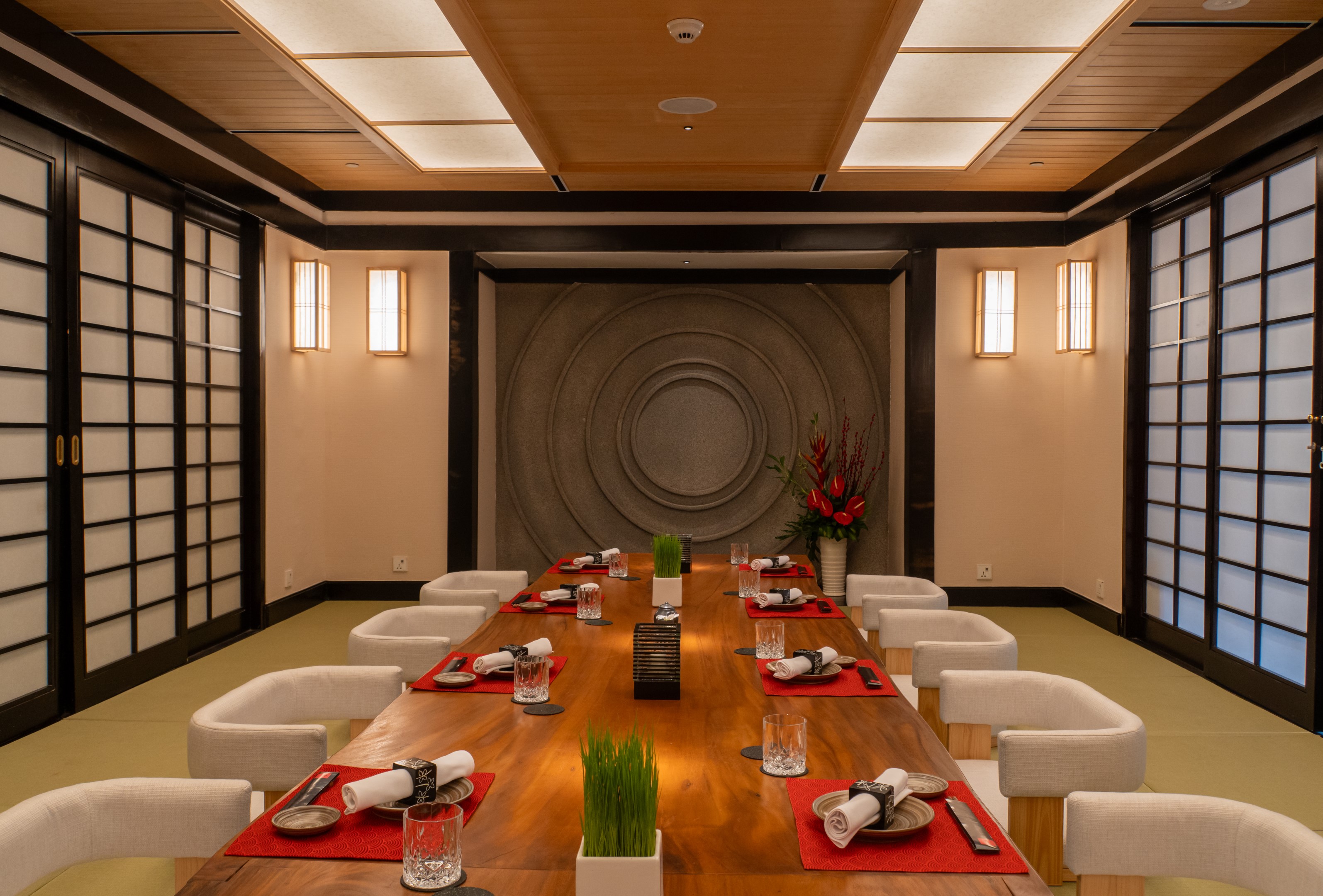 KO Restaurant indoor seating makes an idyllic spot for any occasion