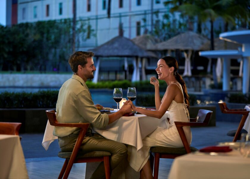 Couples enjoying a romantic dinner at The Stones Hotel - Legian Bali