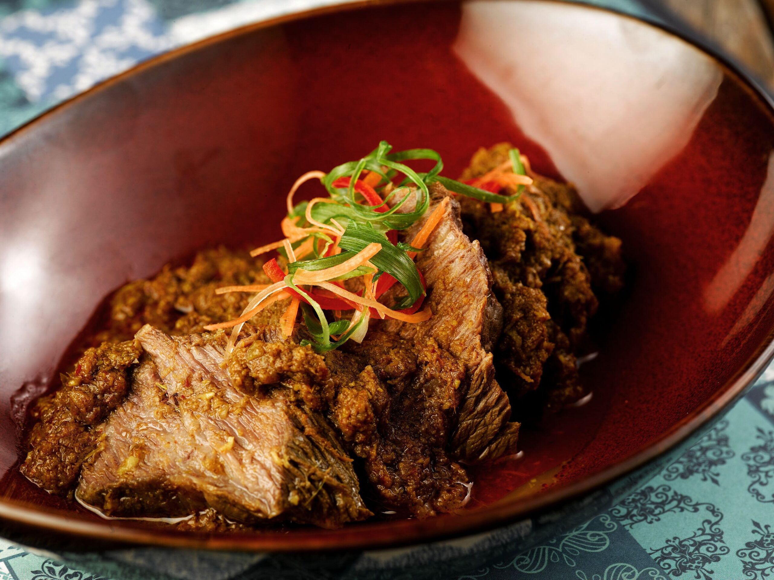 Hotel Indigo Singapore Katong's Baba Chews restaurant offers modern Asian cuisine, including the Beef Short Ribs Rendang pictured here.