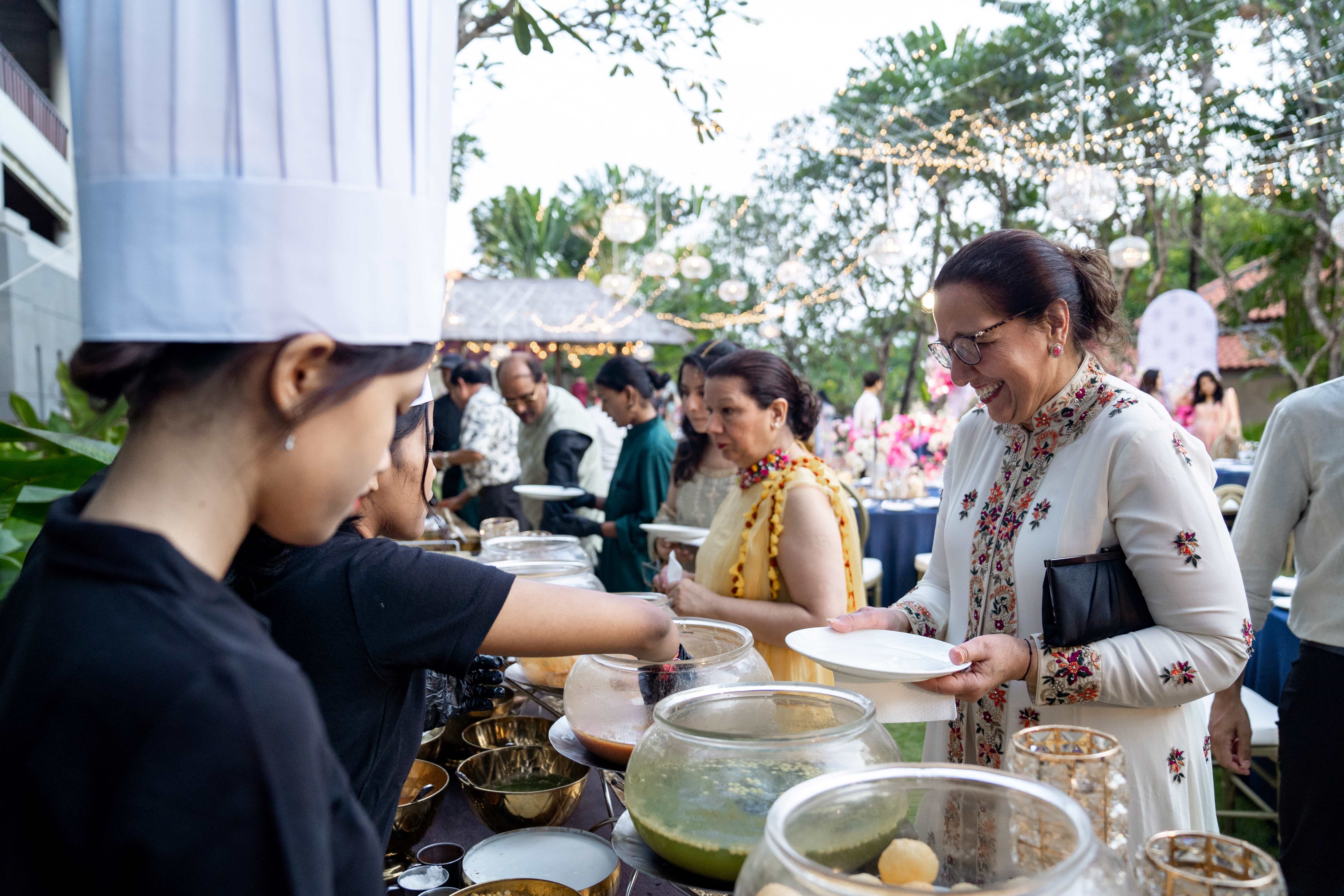 Queen's Catering Bali's experienced team could tailor your food menu to adjust to your personal preferences.