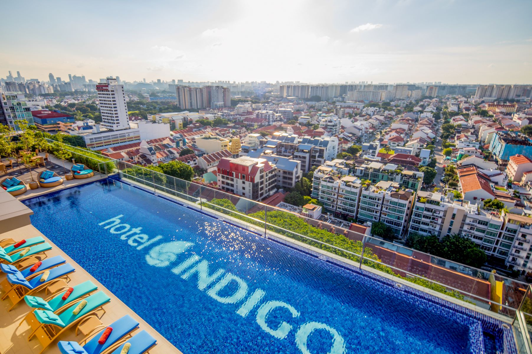 Hotel Indigo Singapore Katong's infinite pool.