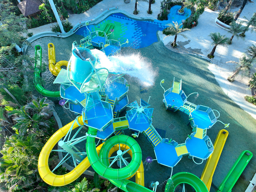 AquaPlay, the new 1-hectare kids and family area at Waterbom Bali