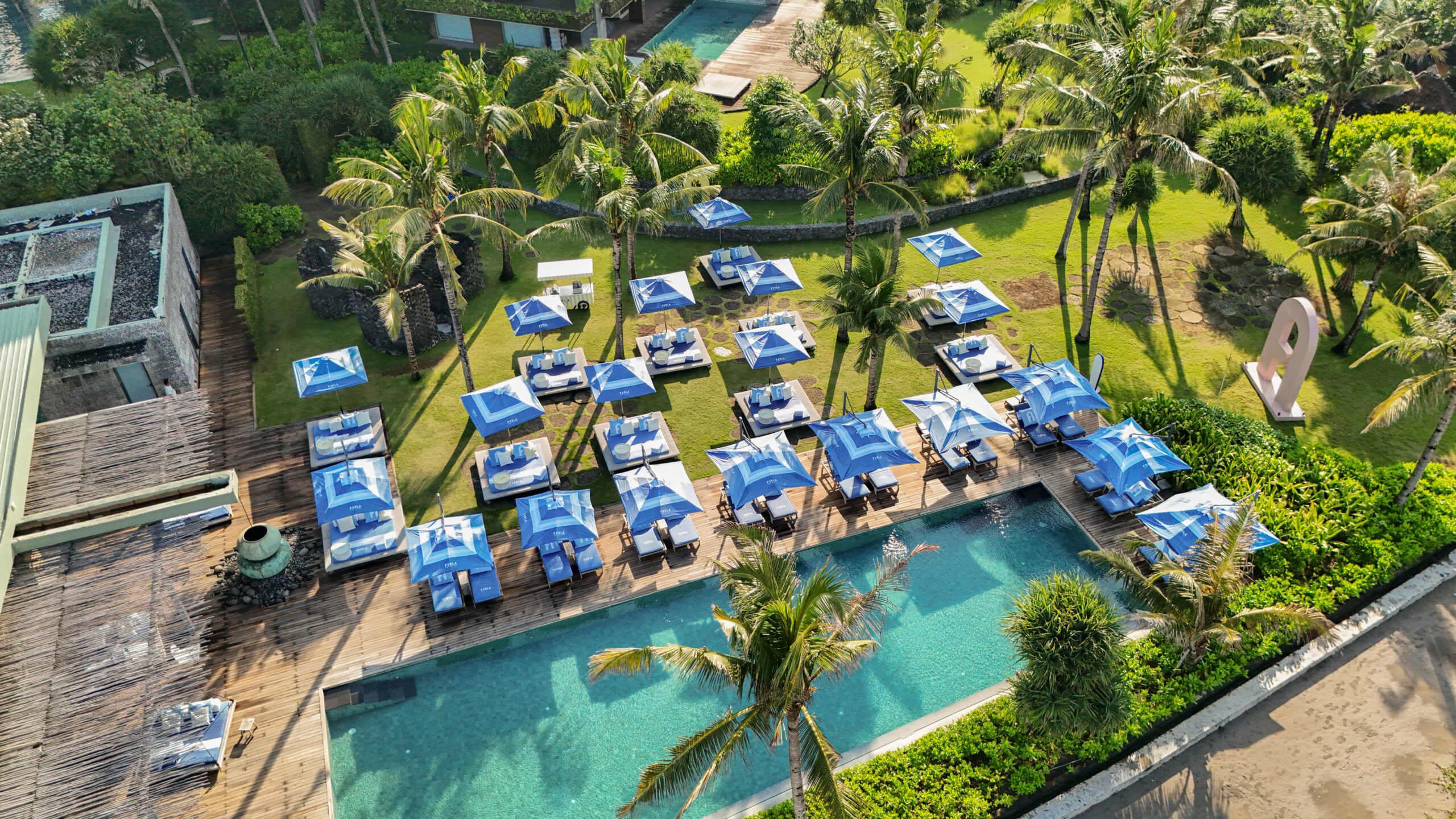 Aerial look of FURLA Beach Club