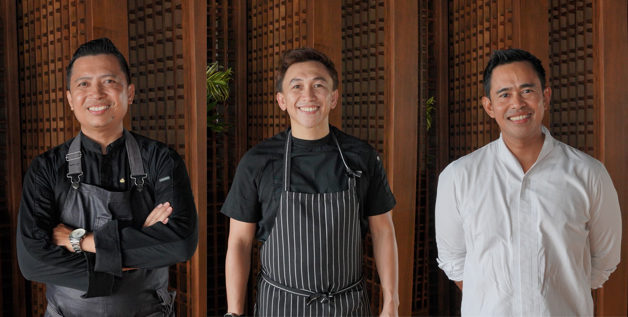 Chefs Prima Udayana, Jovan Koraag and Fernando Sindhu