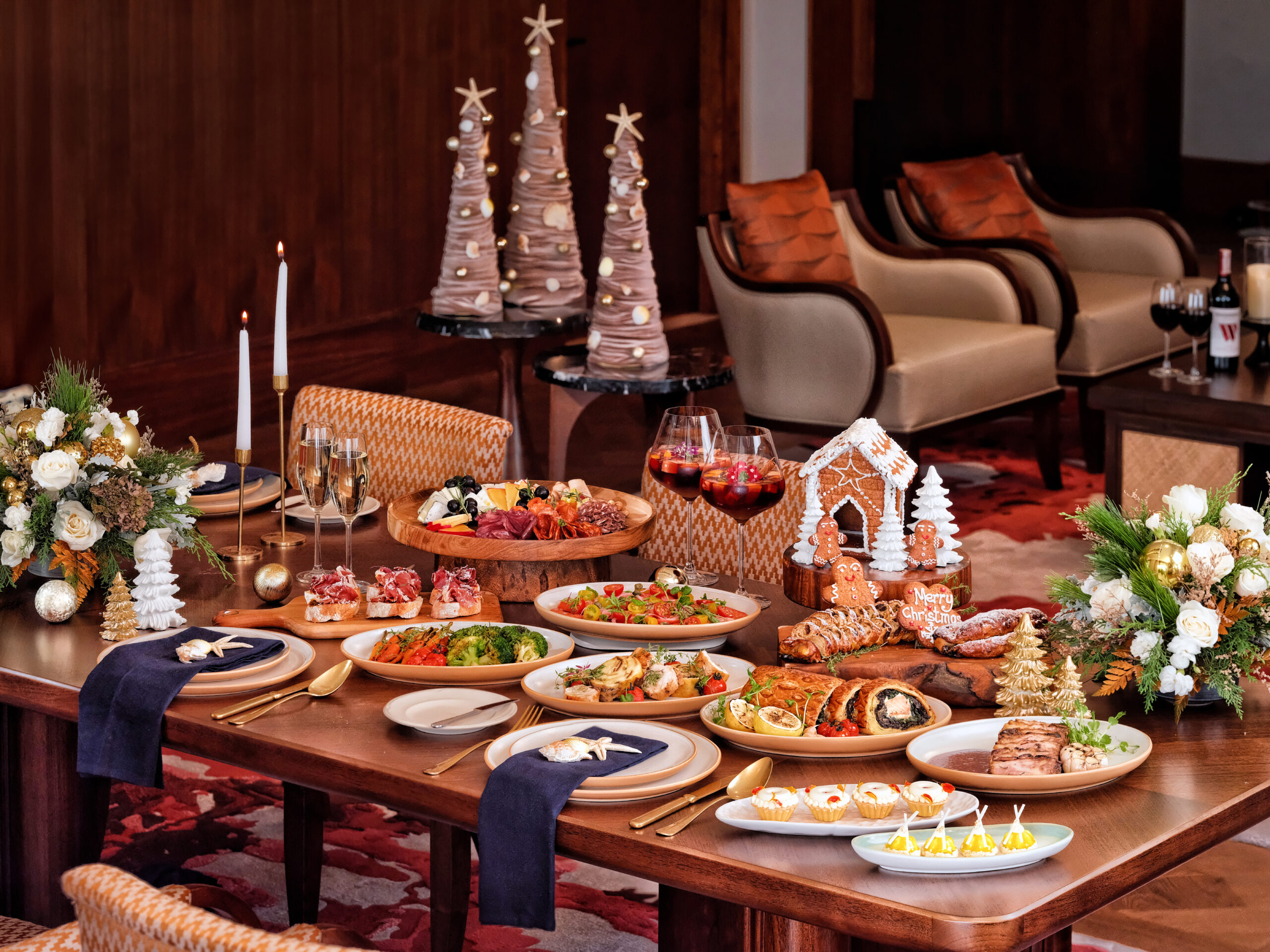 Christmas Dinner at Seaside Festive Symphony