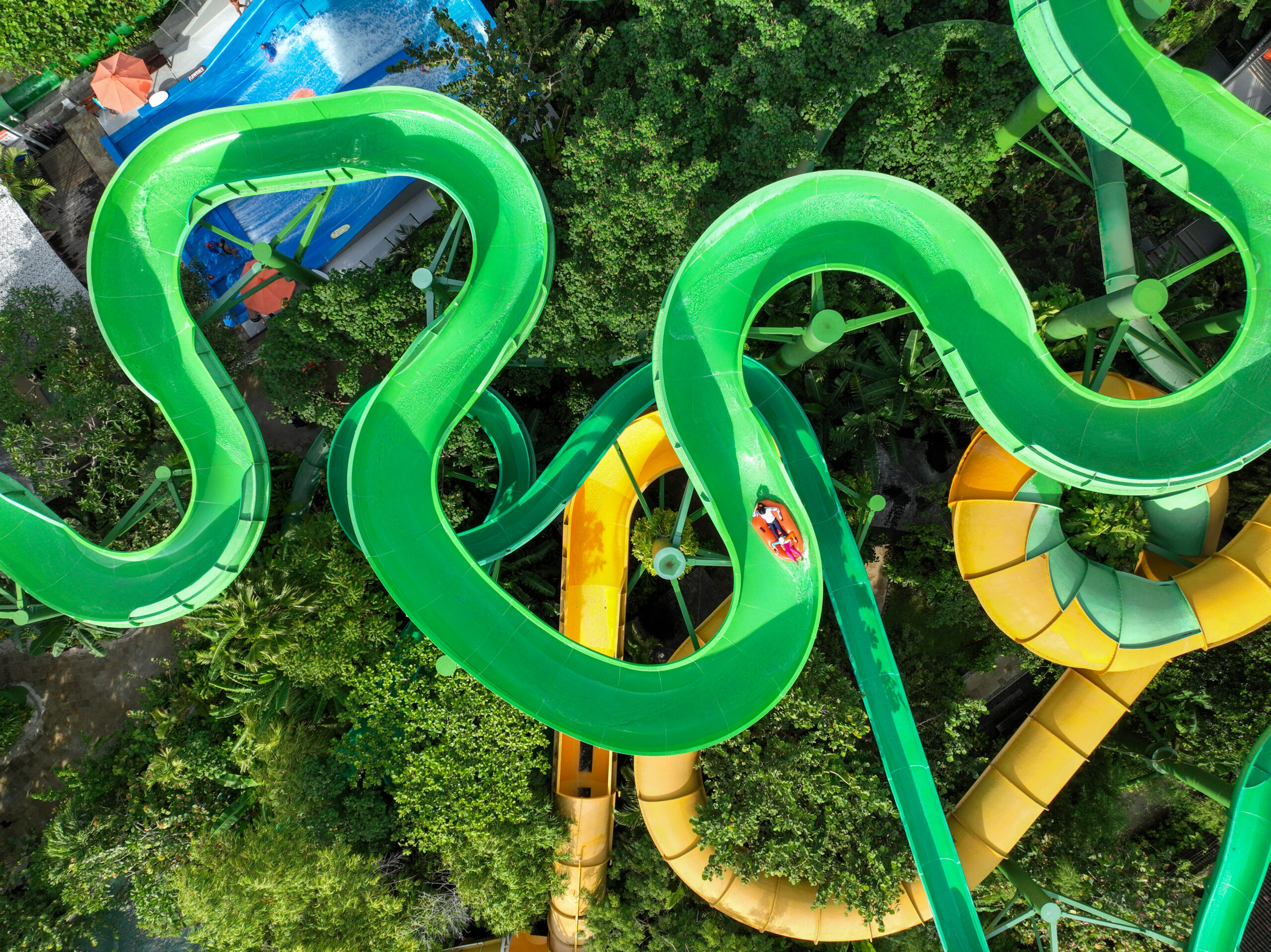 Waterbom Bali aerial shot