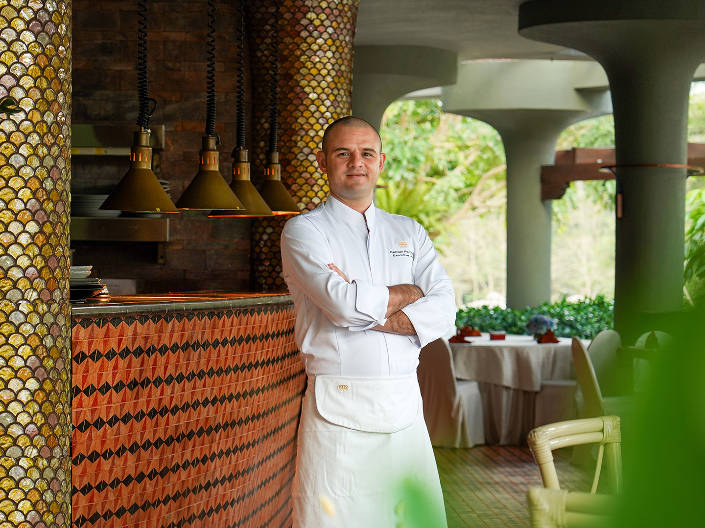 Mediterranean dining in Ubud by chef damian pentelow