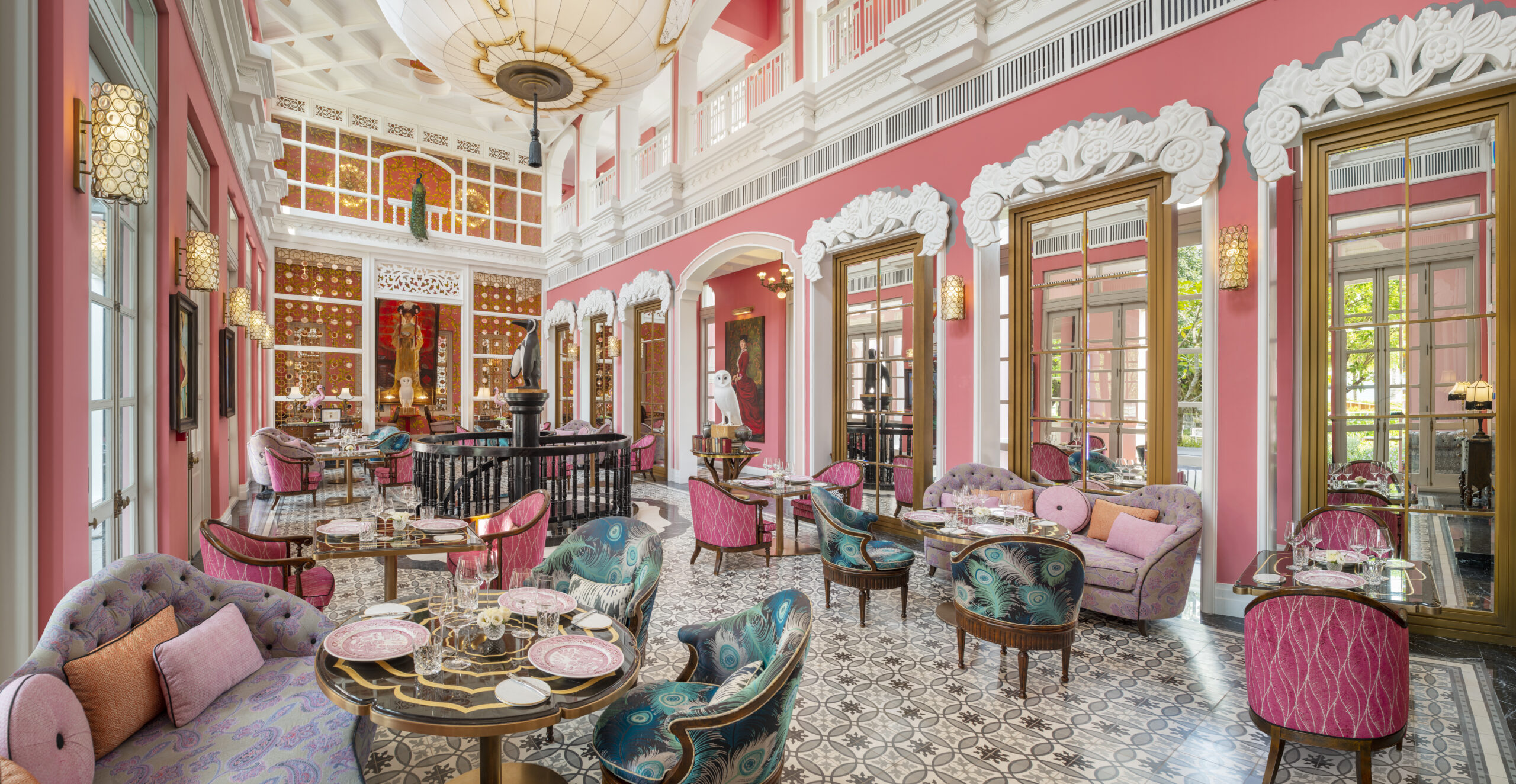 Pink Pearl restaurant interior at JW Marriott Phu Quoc Emerald Bay Resort — Marriott Bonvoy Luxury Dining Series 2026