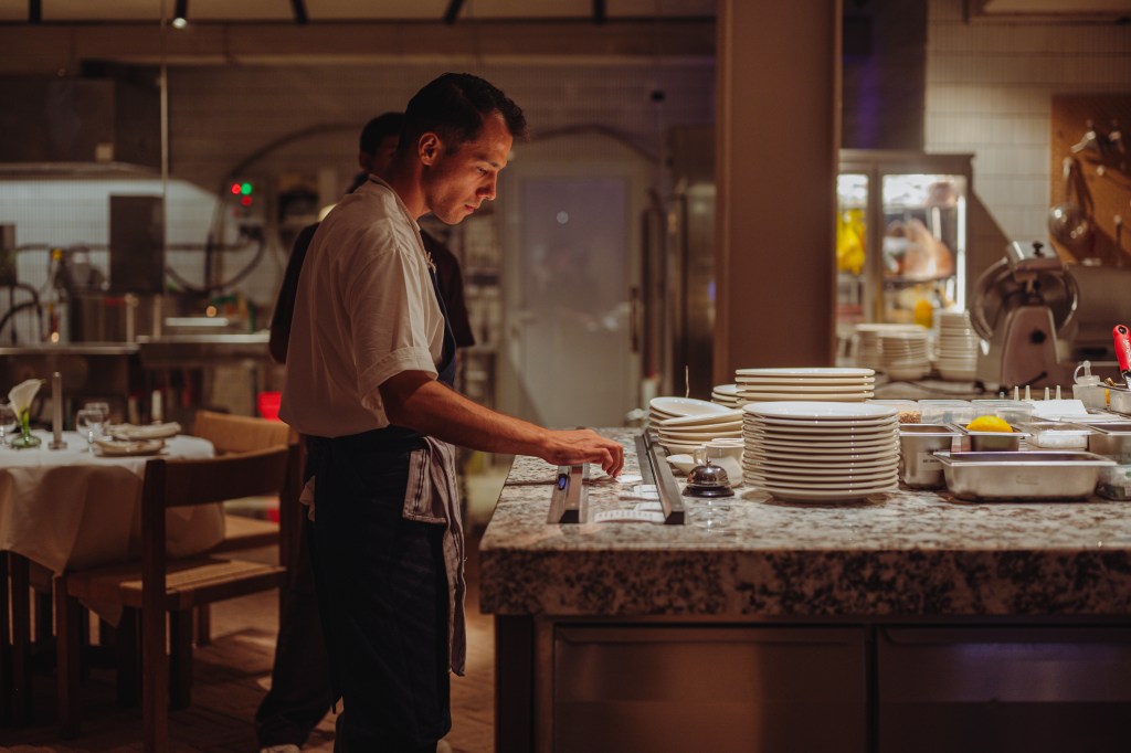 Chef Zarrukh Farkhodovich My Dear Clara Uluwatu open kitchen